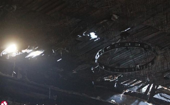 Кинотеатр "Жовтень" после пожара: фото последствий