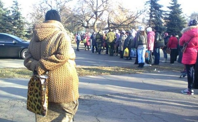 В подконтрольной боевикам ДНР Макеевке - продуктовый бунт: фото