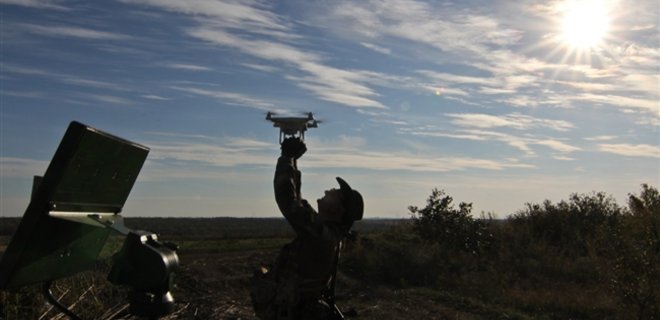 Обстрелянный беспилотник ОБСЕ зафиксировал военную технику - Фото