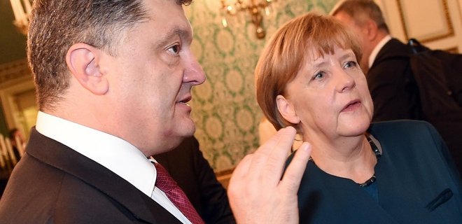 Порошенко и Меркель констатируют эскалацию конфликта в Донбассе - Фото