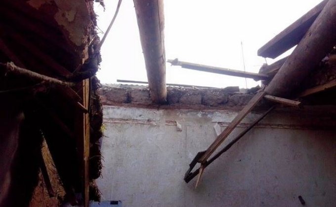 Последствия обстрела Дзержинска боевиками из Горловки: фото