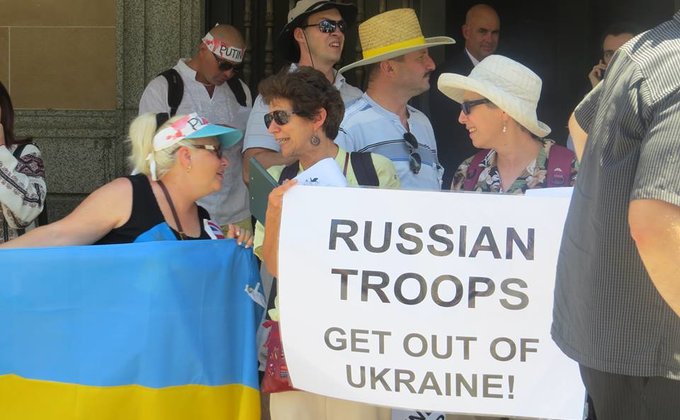 В Австралии украинская диаспора призвала Путина убраться в Россию