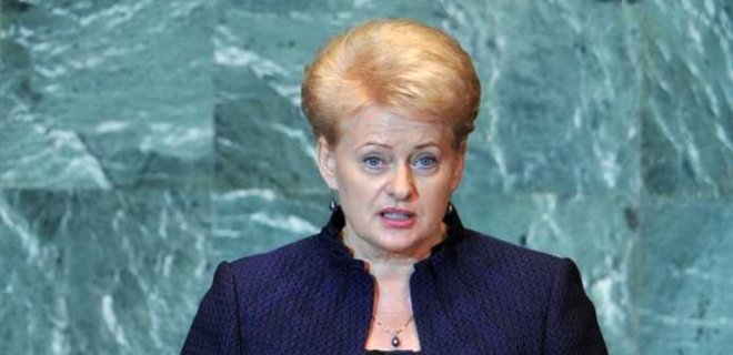 Президент Литвы обвинила Россию в трусости - Фото