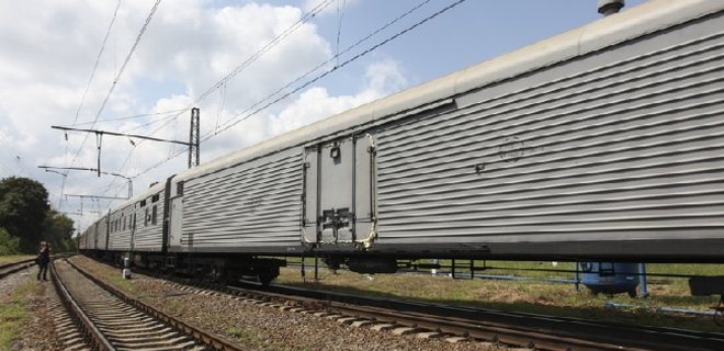 Поезд с обломками Boeing отправился в Харьков - Фото