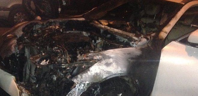 Неизвестные сожгли автомобиль пресс-секретаря Кличко - Фото