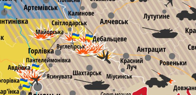 В Дебальцево боевики ДНР разгромили 20 гражданских объектов - Фото