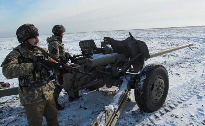 Бойцы АТО провели учебные стрельбы из "Фаготов" и "Рапир": фото