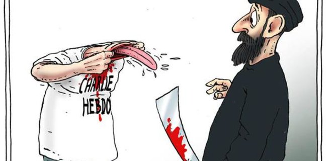 Charlie Hebdo. 12 рисунков со всего мира в ответ на террор - Фото