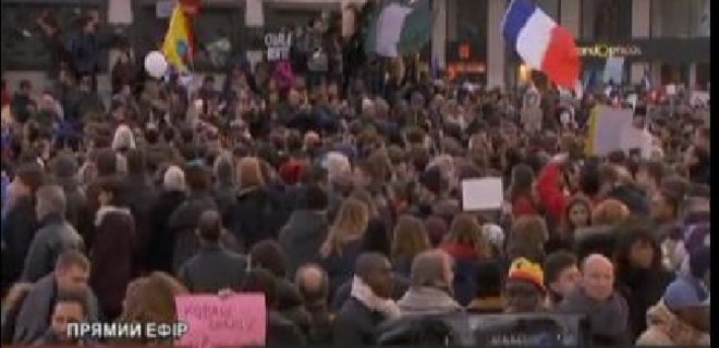 Марш единства в Париже не поддержала только партия Марин Ле Пен - Фото