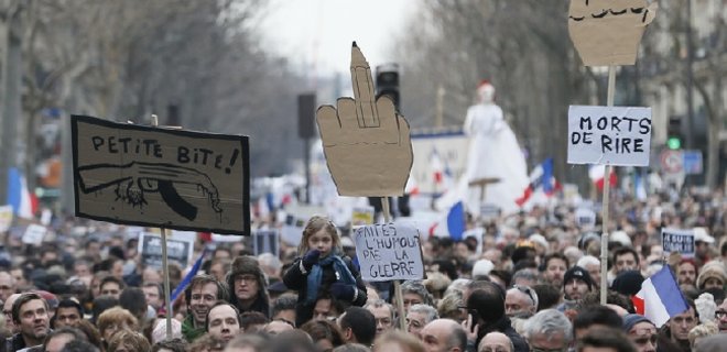В Париже на Марш единства вышли до 1,5 миллиона человек - Фото