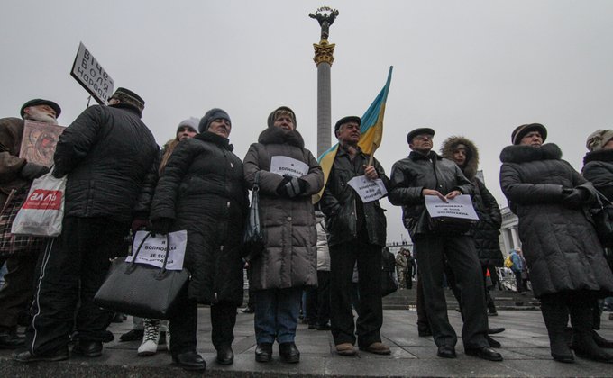 В Киеве в Маршах мира приняли участие десятки тысяч человек