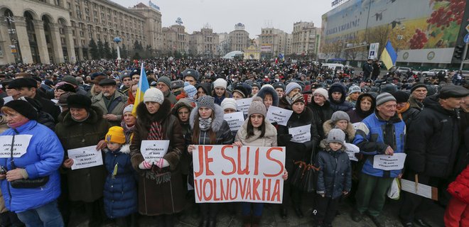Украинцы массово вышли на Марши мира по всей стране - Фото