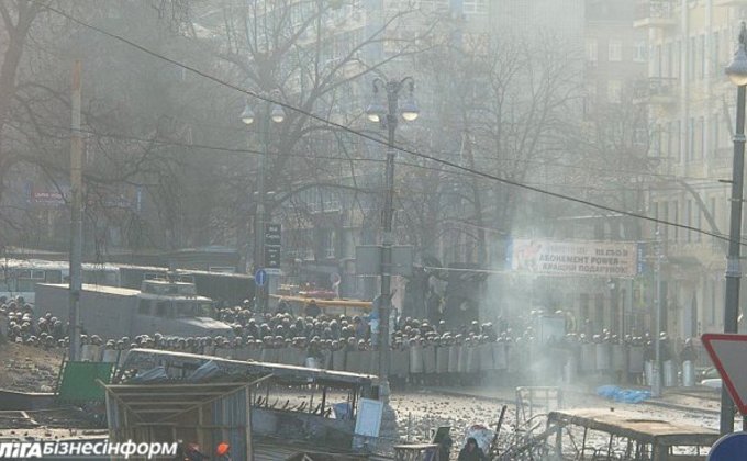 Сегодня - годовщина начала столкновений на Грушевского в Киеве