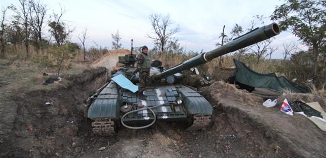 Семенченко: По 29-му блокпосту всю ночь били артиллерией - Фото