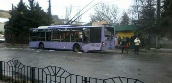 Расстрел троллейбуса в Донецке является терактом - прокуратура - Фото