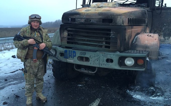 В Донецке силы АТО уничтожили технику с оккупантами, есть пленные