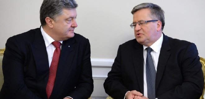 Порошенко и Коморовский проведут встречу 27 января - Фото