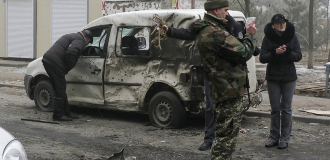 Теракт на блокпосту в Марьинке: взорвалась машина со взрывчаткой  - Фото