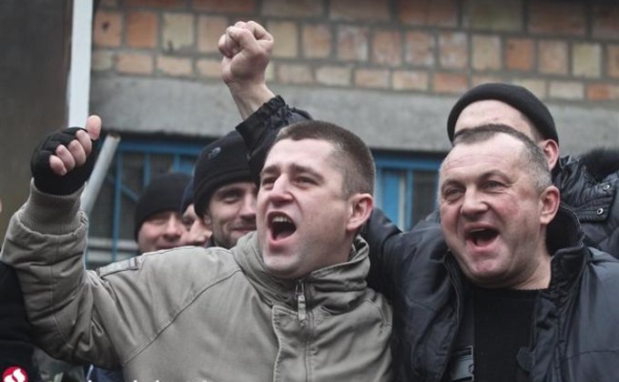 Мобилизация в Киеве: призывников провожают на учения