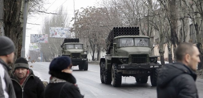 В район Макеевки прибыли российские солдаты и танки - ИС - Фото