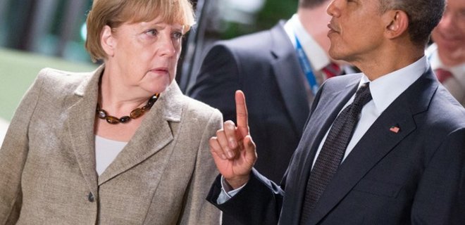 Меркель, перед визитом в США,  дала Путину время до среды  - WSJ - Фото