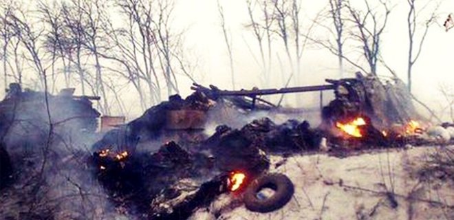 Во время штурма Дебальцево силы АТО подбили 4 танка - штаб - Фото