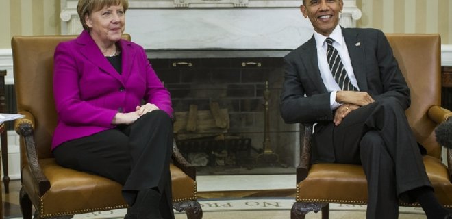 В Белом доме началась встреча Меркель и Обамы - Фото