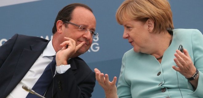 Решение по Минску Олланд и Меркель примут после переговоров - Фото