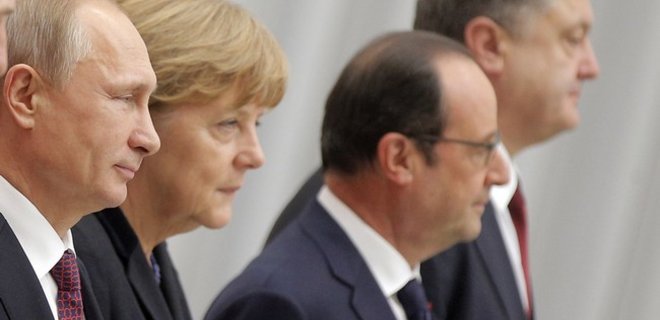 Порошенко, Олланд и Меркель покинули Минск без заявлений - Фото