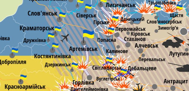 Москва срывает соглашения - наемники атакуют вдоль всего фронта - Фото