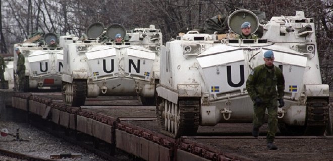 Украина еще не просила ввести миротворцев - пресс-секретарь ООН - Фото
