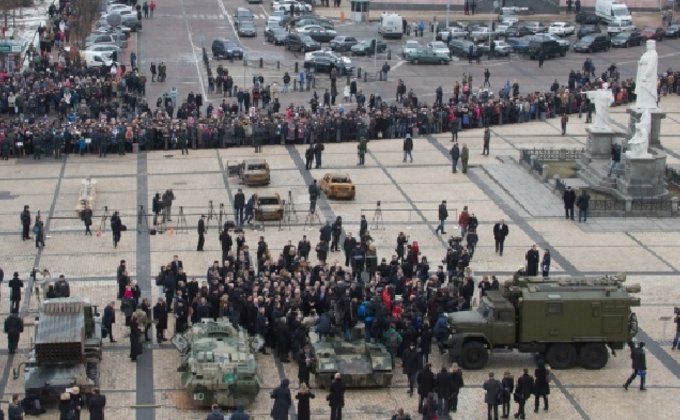 Как прошел в Киеве Марш Достоинства: фоторепортаж