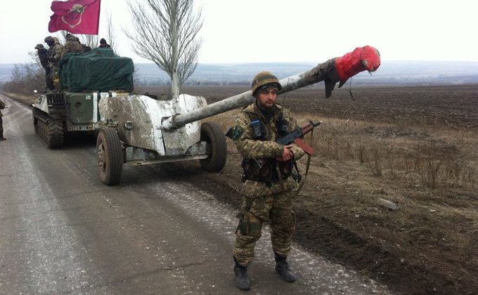 Отвод Украиной тяжелых вооружений: фото из АТО 