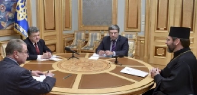 Порошенко обсудил с главой УГКЦ роль Церкви и судьбу Савченко - Фото