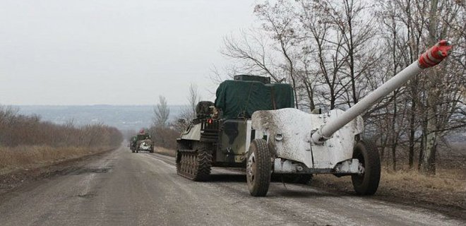 На Луганщине все 100-мм пушки ВСУ отведены от линии фронта - штаб - Фото