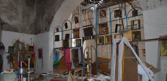 За время обстрелов боевиками Луганщины повреждены восемь церквей - Фото