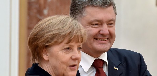 16 марта Меркель и Порошенко проведут переговоры в Берлине - Фото