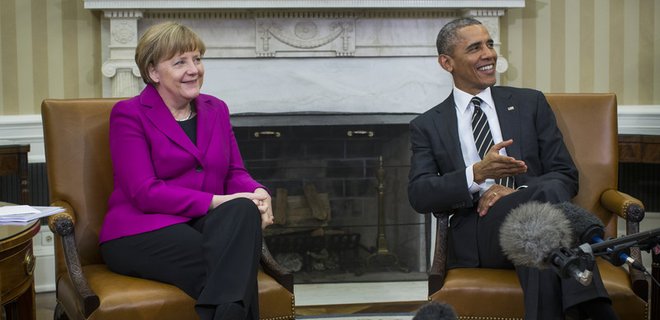 Обама и Меркель договорились не ослаблять санкции против России - Фото