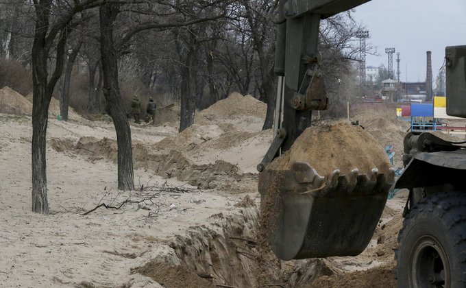 Военные укрепляют побережье Азовского моря: фото из зоны АТО