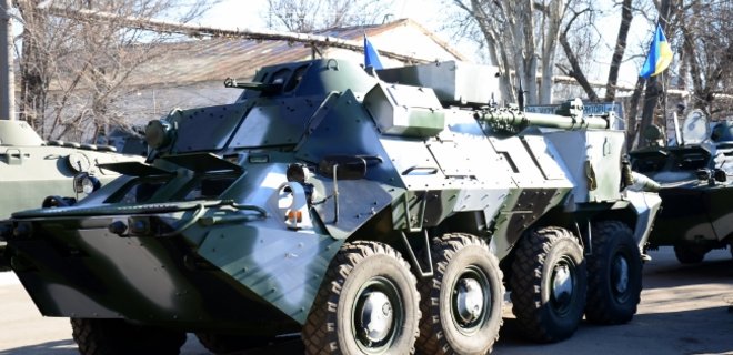Украинские военные получили первые бронемашины 