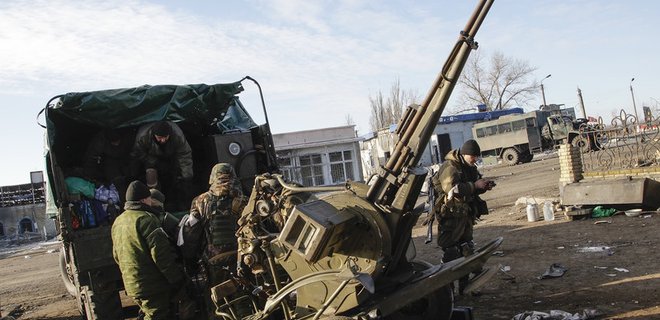 Штаб АТО: боевики в субботу обстреляли Широкино из минометов - Фото