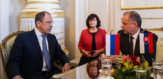 Президент Словакии - Лаврову: Мы не забыли о Крыме и Украине - Фото
