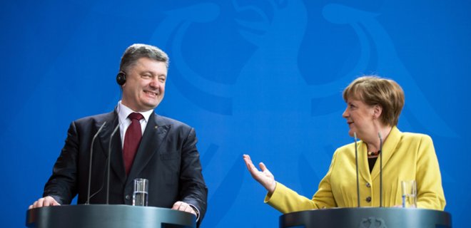 Порошенко назвал Ангелу Меркель несгибаемым лидером Германии - Фото