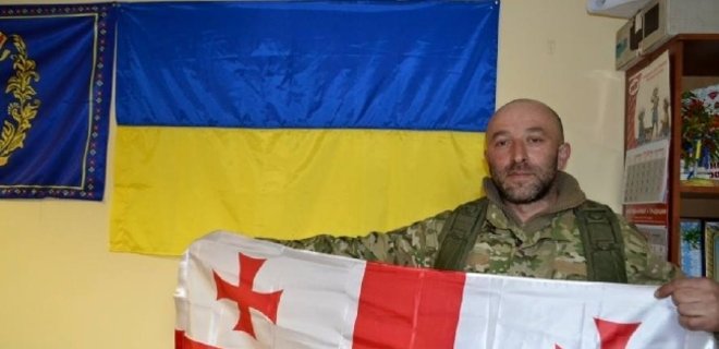 В боях под Широкино погиб грузинский боец полка 