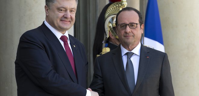 В Париже началась встреча Порошенко и Олланда тет-а-тет - Фото