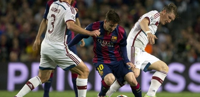 Лига чемпионов: в первом полуфинале Барселона разгромила Баварию - Фото