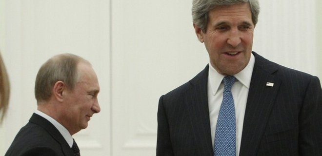 В Кремле не исключают встречу Путина и Керри в текущем месяце - Фото