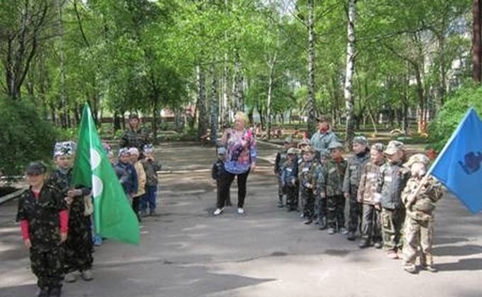 Как дошкольники из Горловки играли в "Беркут": фото