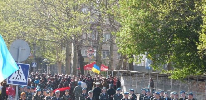 В Николаеве состоялся марш Победы (фото) - Фото
