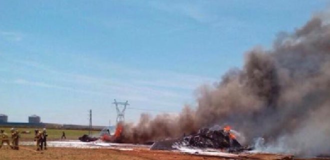 В Испании потерпел крушение военный самолет Airbus, есть жертвы - Фото